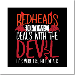 Redheads Don't Make Deals With The Devil Posters and Art